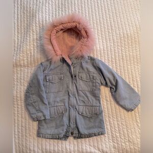 Girls Heavy Liner Coat - Sz 6